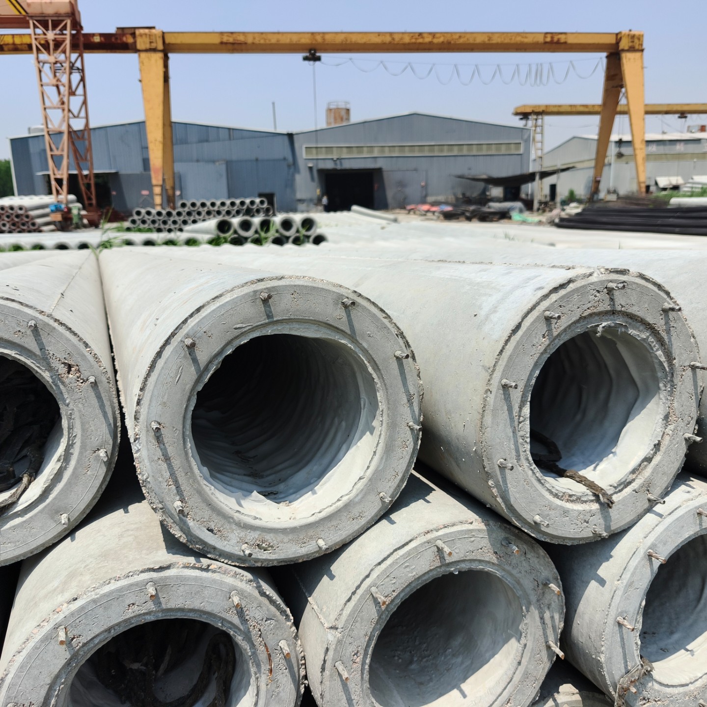 科尔沁左翼中150×10米预应力水泥电线杆